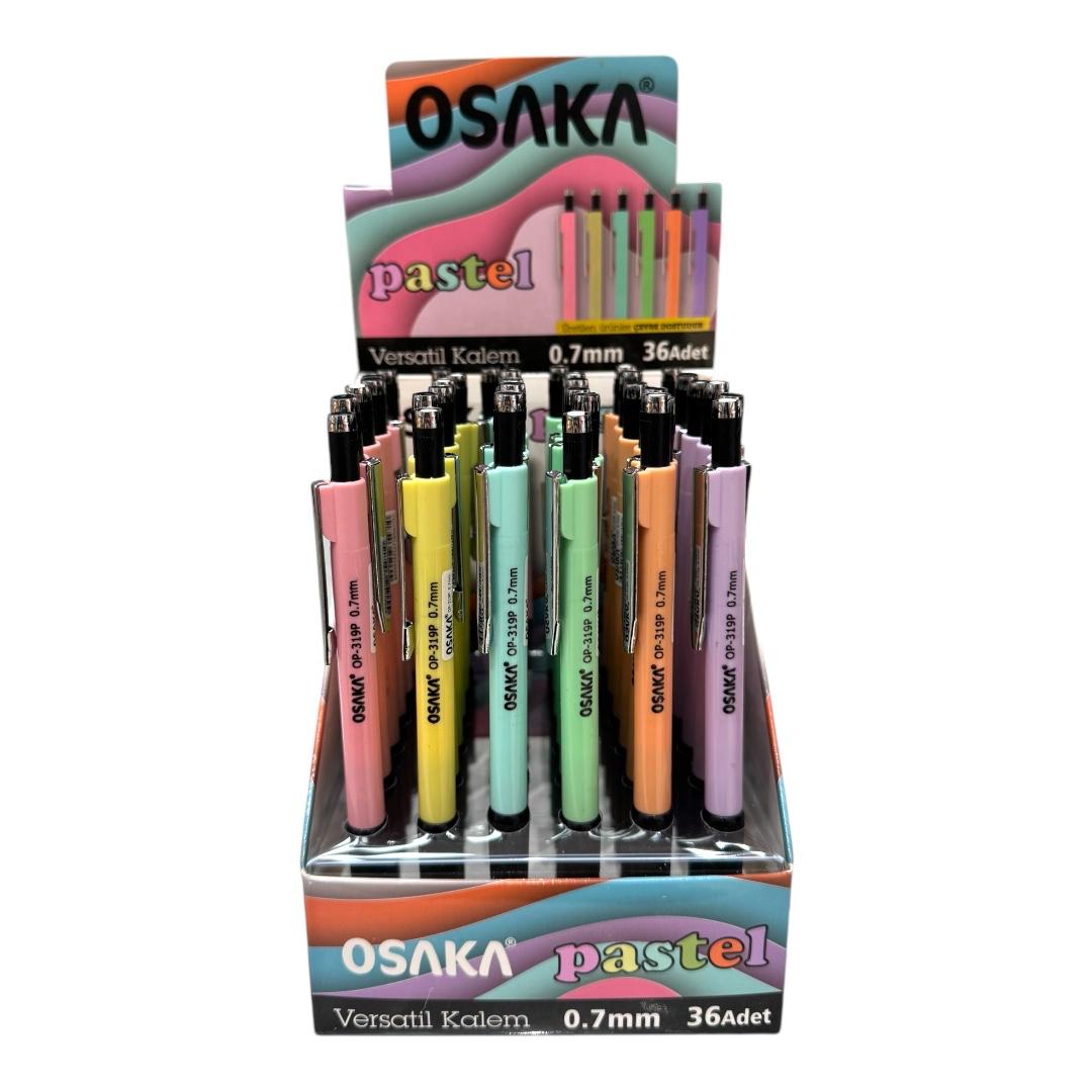 OSAKA OP-319 PASTEL VERSATİL 0.7 UÇLU 36'LI PAKET